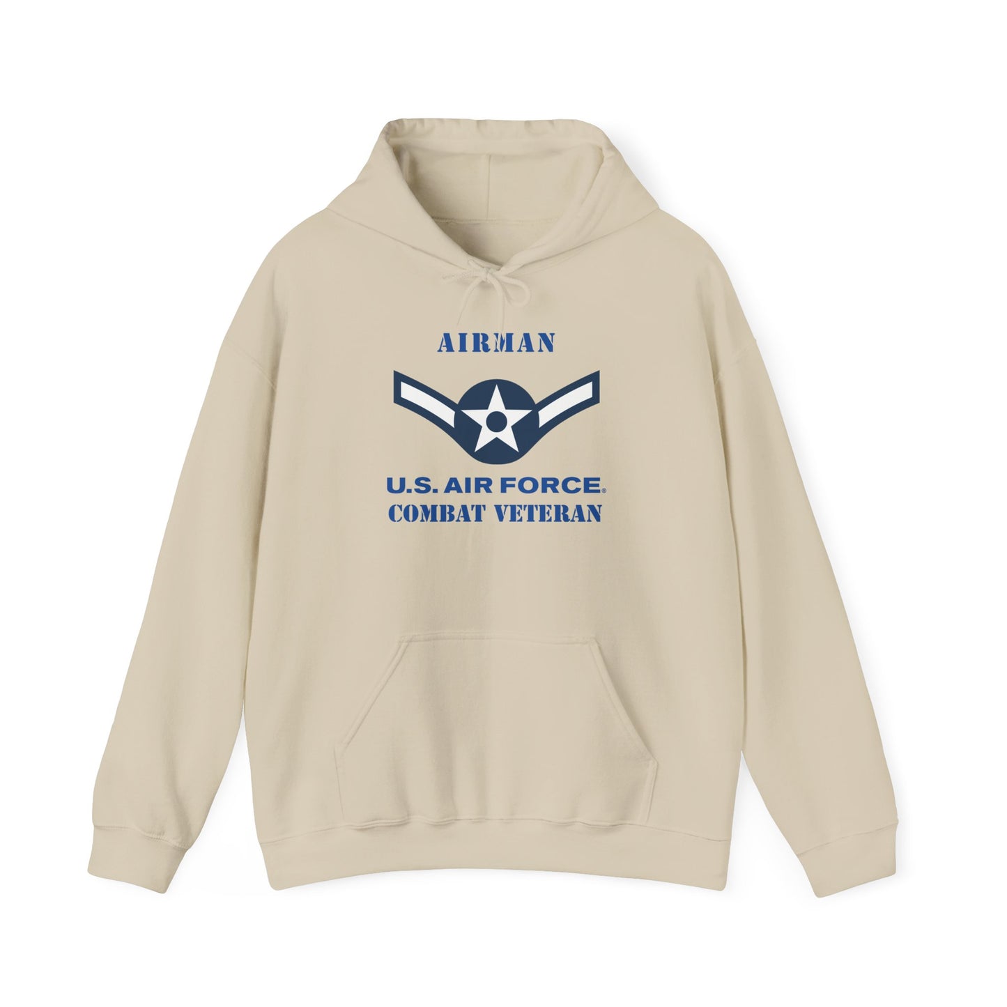 Unisex Heavy Blend Hooded Sweatshirt - USAF - Airman (E2) - 2020 - US Air Force - Combat Veteran
