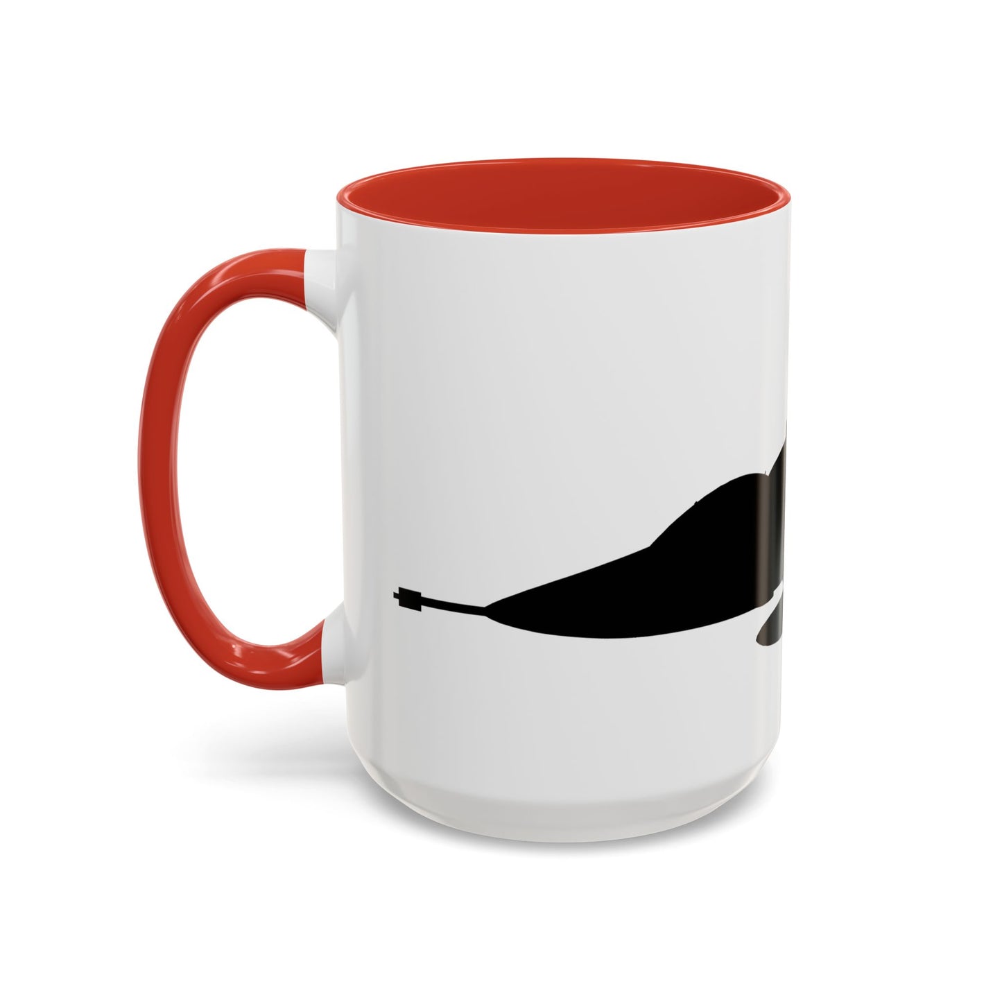 Accent Coffee Mug (11oz & 15oz) - Aircraft - A-4 SkyHawk - Silhouette X 300