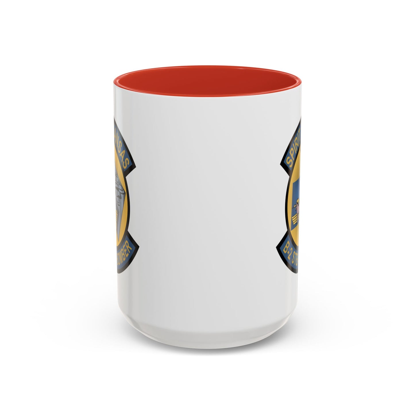 Accent Coffee Mug (11oz & 15oz) - USAF - B2 - Spirit of Kansas - Stealth Bomber wo txt X 300