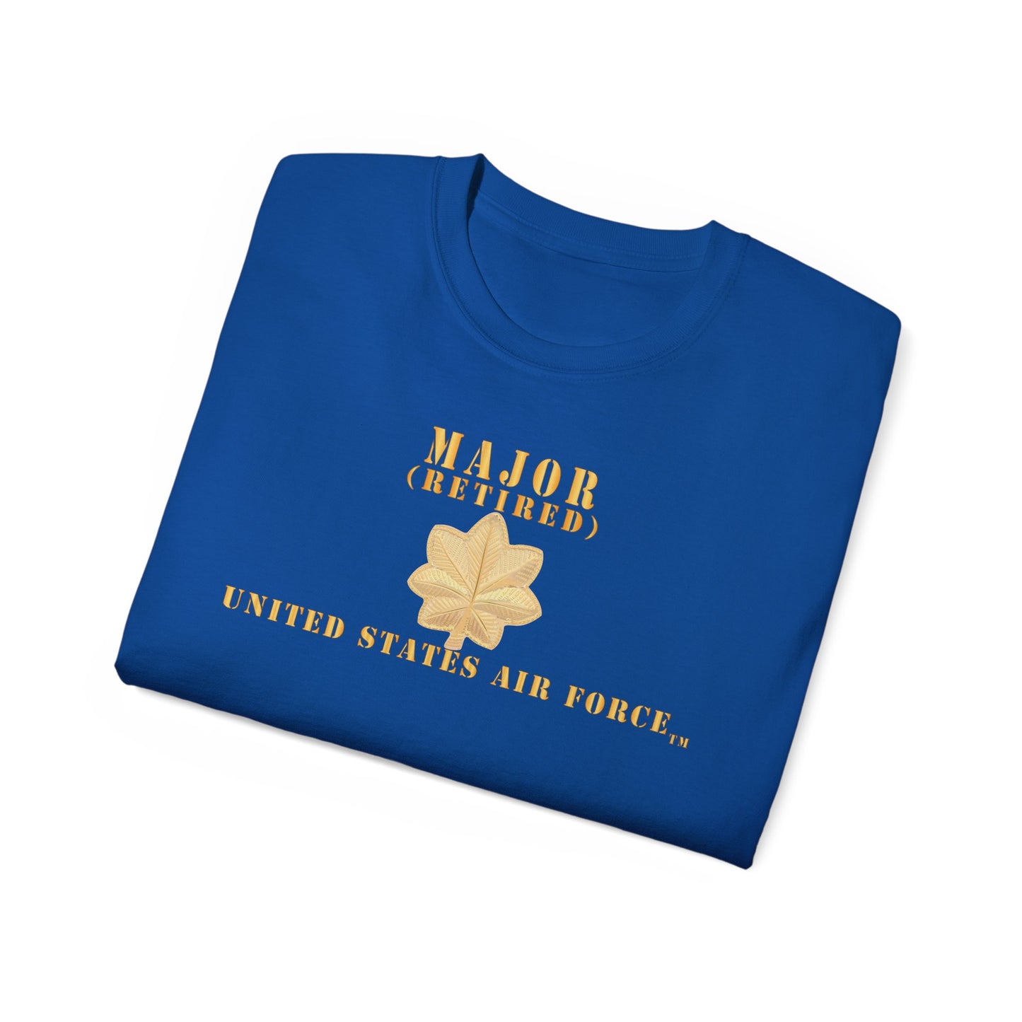 Unisex Ultra Cotton Tee - USAF - Major - MAJ - Retired X 300
