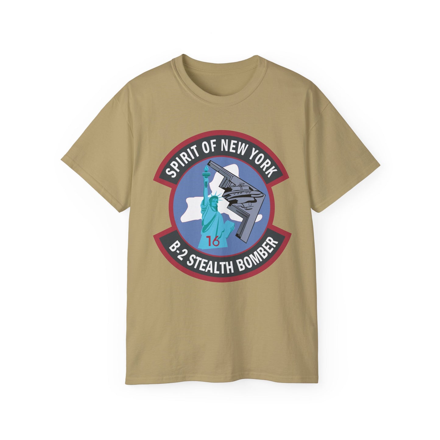 Unisex Ultra Cotton Tee - USAF - B2 - Spirit of New York - Stealth Bomber wo txt X 300
