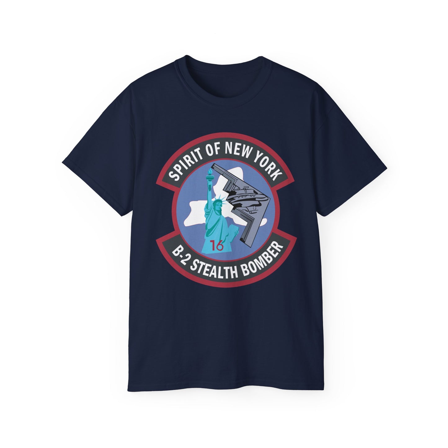 Unisex Ultra Cotton Tee - USAF - B2 - Spirit of New York - Stealth Bomber wo txt X 300