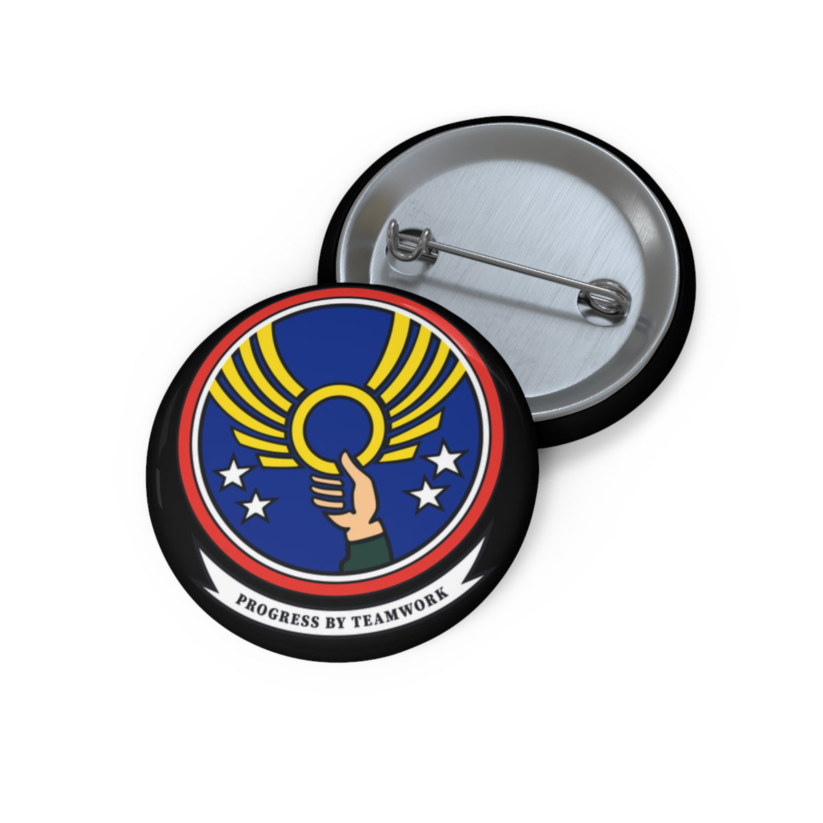 Custom Pin Button - USAF - 4th Civil Engineer Squadron wo txt X 300
