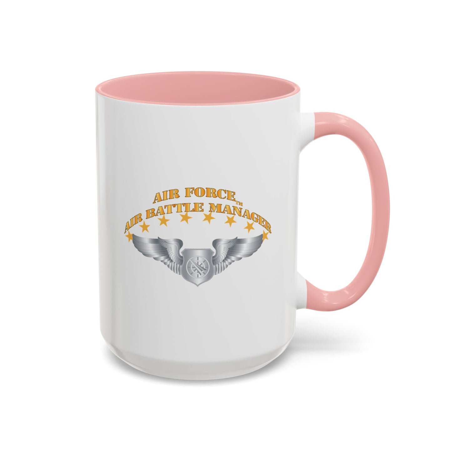 Accent Coffee Mug (11oz & 15oz) - USAF - Air Battle Manager - Basic Wings X 300