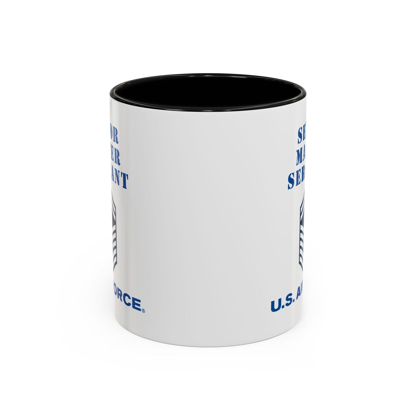Accent Coffee Mug (11oz & 15oz) - USAF - Senior Master Sergeant (E8a) - 2020 - US Air Force w Text X 300