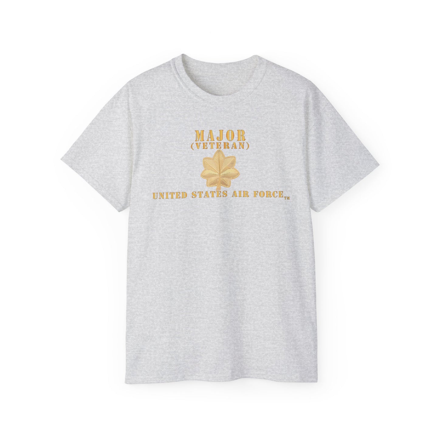 Unisex Ultra Cotton Tee - USAF - Major - MAJ - Veteran X 300