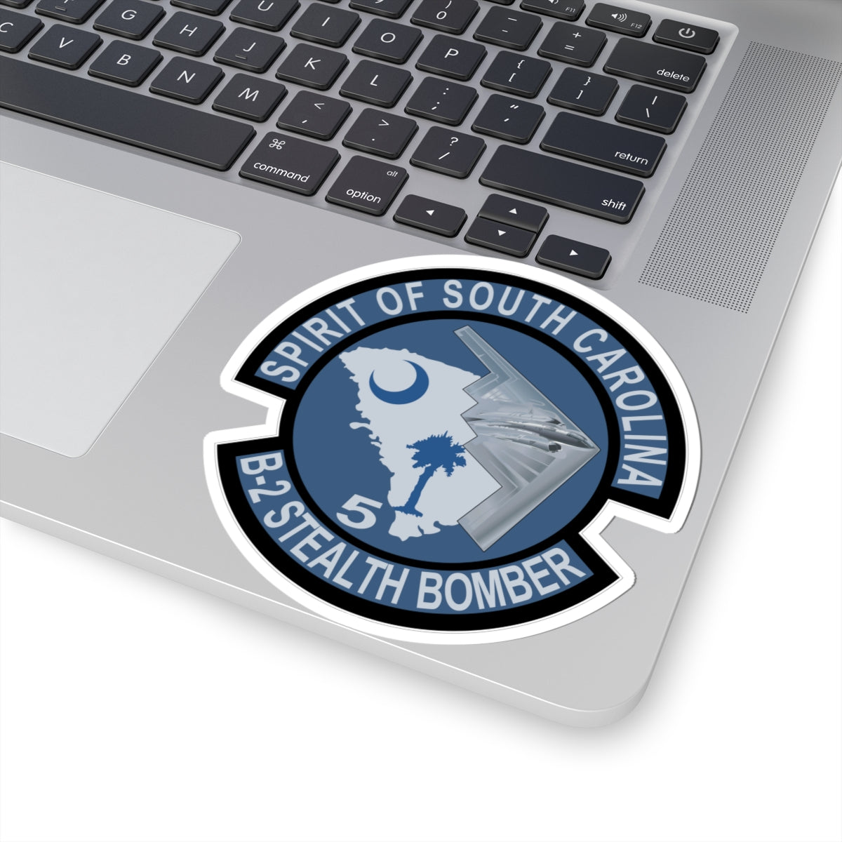 Kiss-Cut Stickers - USAF - B2 - Spirit of South Carolina Stealth Bomber wo Txt X 300
