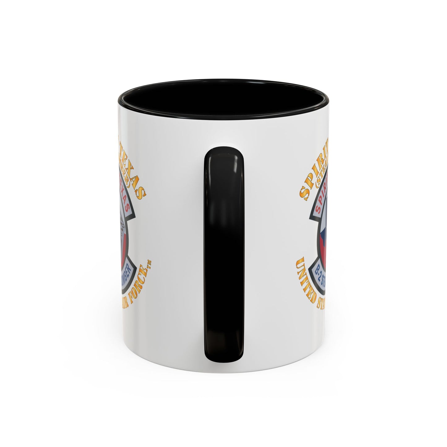 Accent Coffee Mug (11oz & 15oz) - USAF - B2 - Spirit of Texas - Stealth Bomber X 300