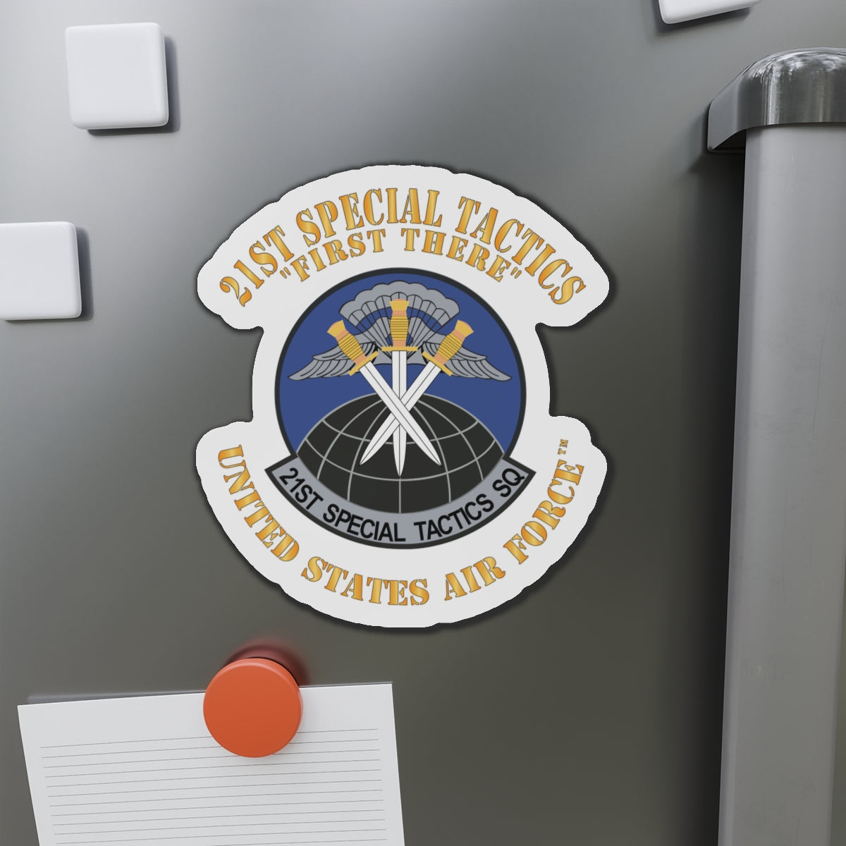 Die-Cut Magnet - USAF - 21st Special Tactics Squadron - First There