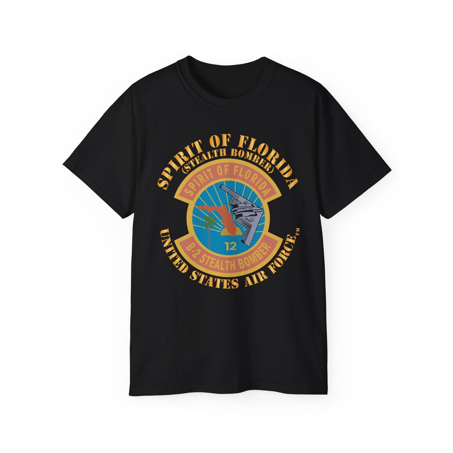 Unisex Ultra Cotton Tee - USAF - B2 - Spirit of Florida - Stealth Bomber X 300