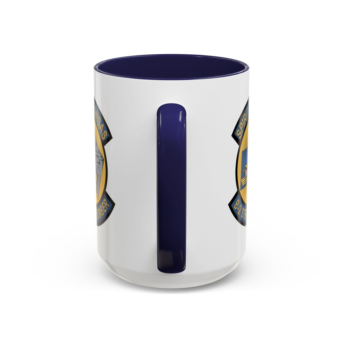 Accent Coffee Mug (11oz & 15oz) - USAF - B2 - Spirit of Kansas - Stealth Bomber wo txt X 300