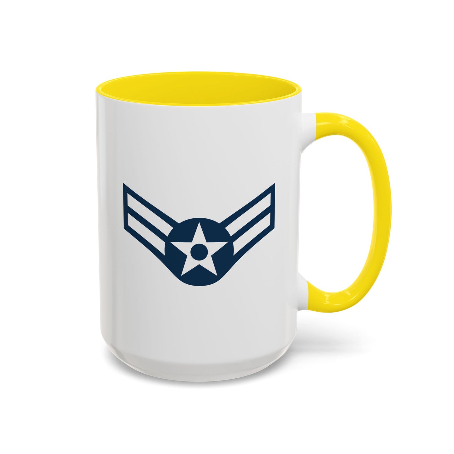 Accent Coffee Mug (11oz & 15oz) - USAF - Airman - First Class (E3) - 2020