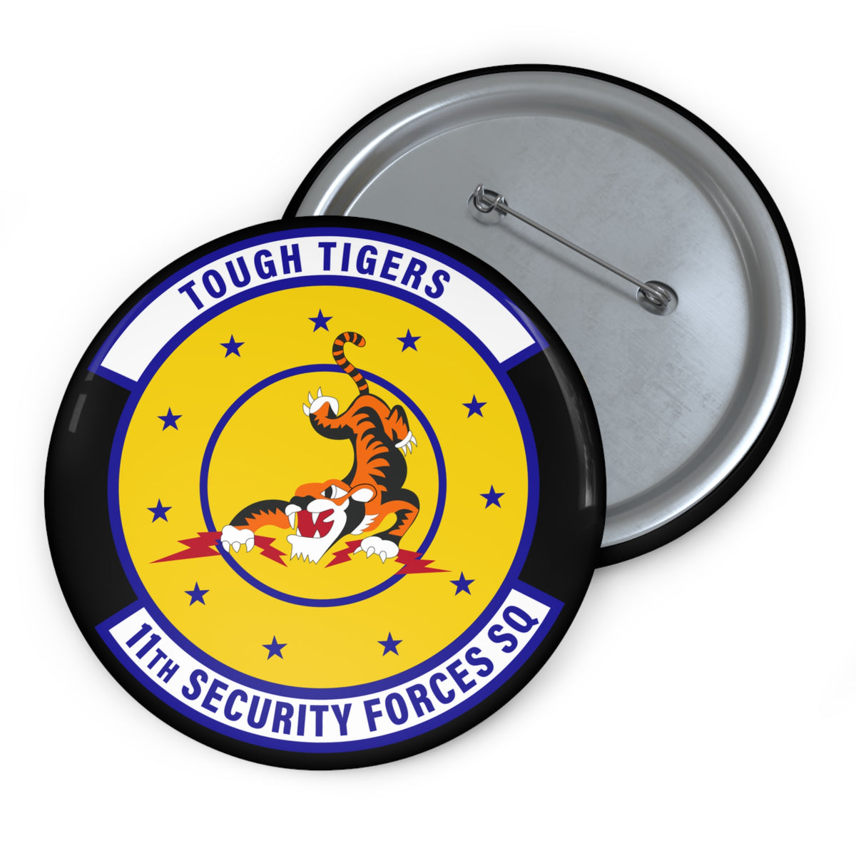 Custom Pin Button - USAF - 11th Security Forces Squadron wo txt