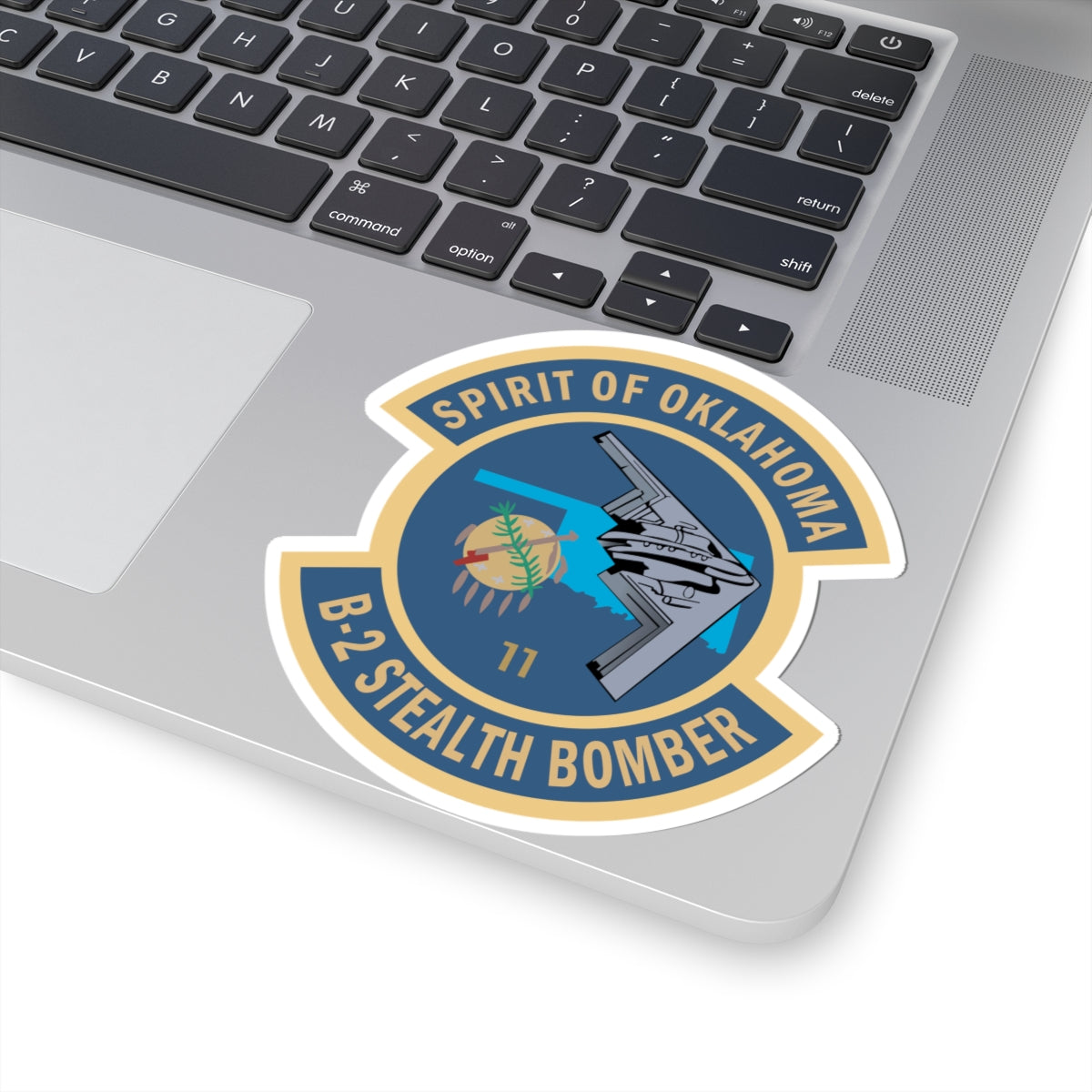 Kiss-Cut Stickers - USAF - B2 - Spirit of Oklahoma - Stealth Bomber wo txt X 300
