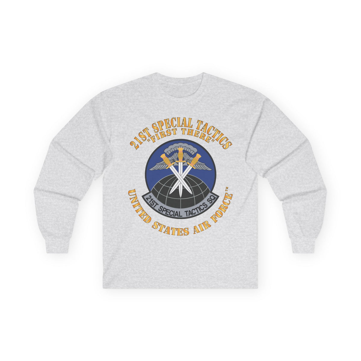 Unisex Ultra Cotton Long Sleeve Tee - USAF - 21st Special Tactics Squadron - First There