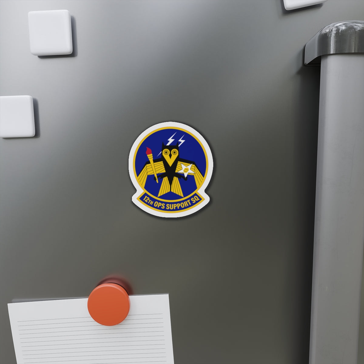 Die-Cut Magnet - USAF - 12th Operations Support Squadron wo txt
