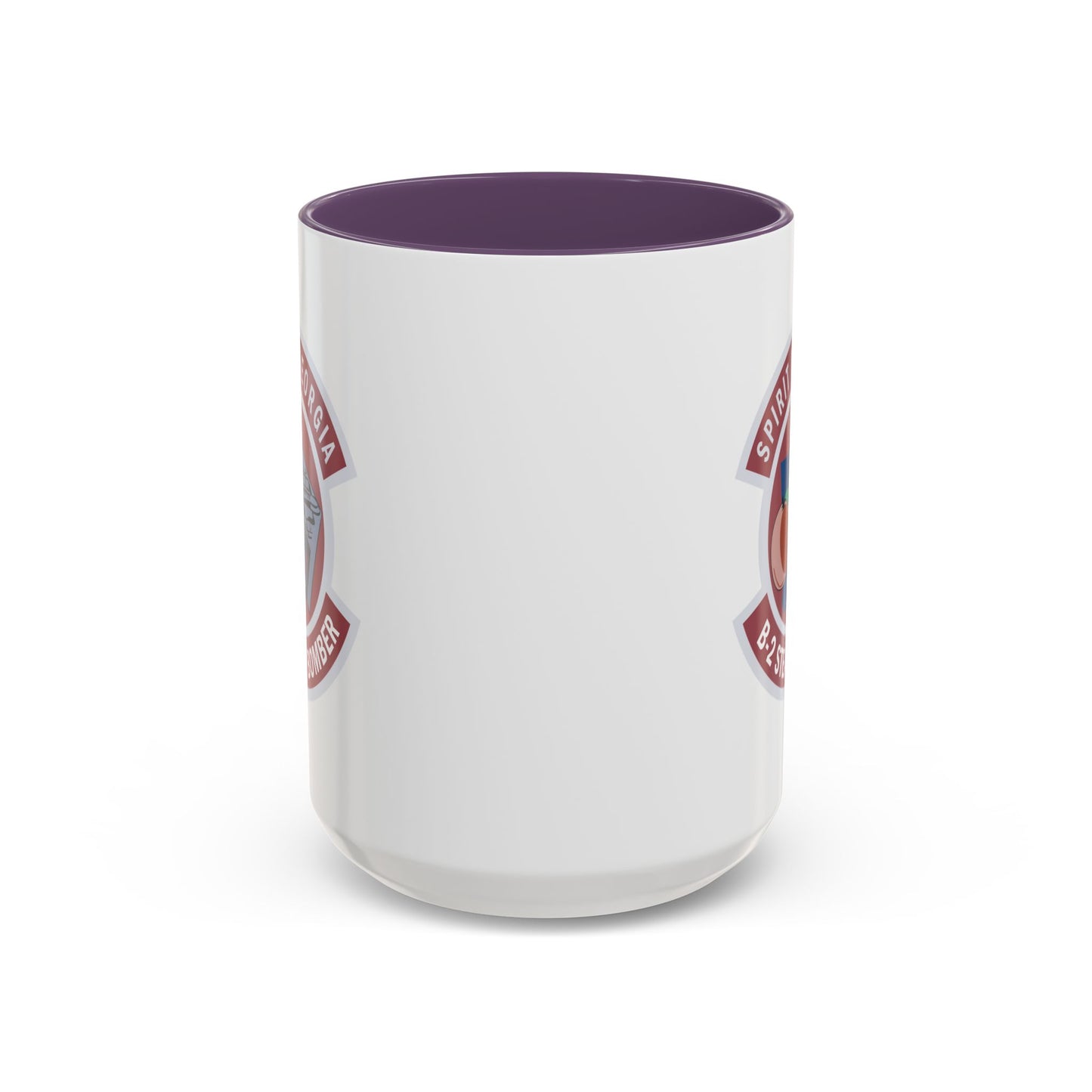 Accent Coffee Mug (11oz & 15oz) - USAF - B2 - Spirit of Georgia - Stealth Bomber wo txt X 300