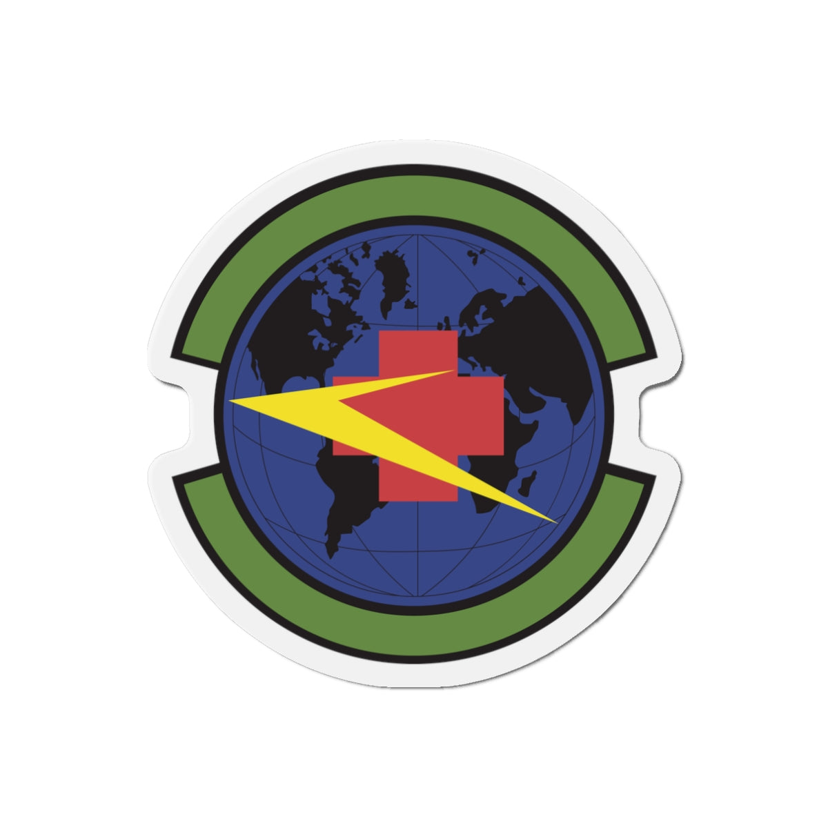 Die-Cut Magnet - USAF - 9th Medical Support Squadron wo txt X 300