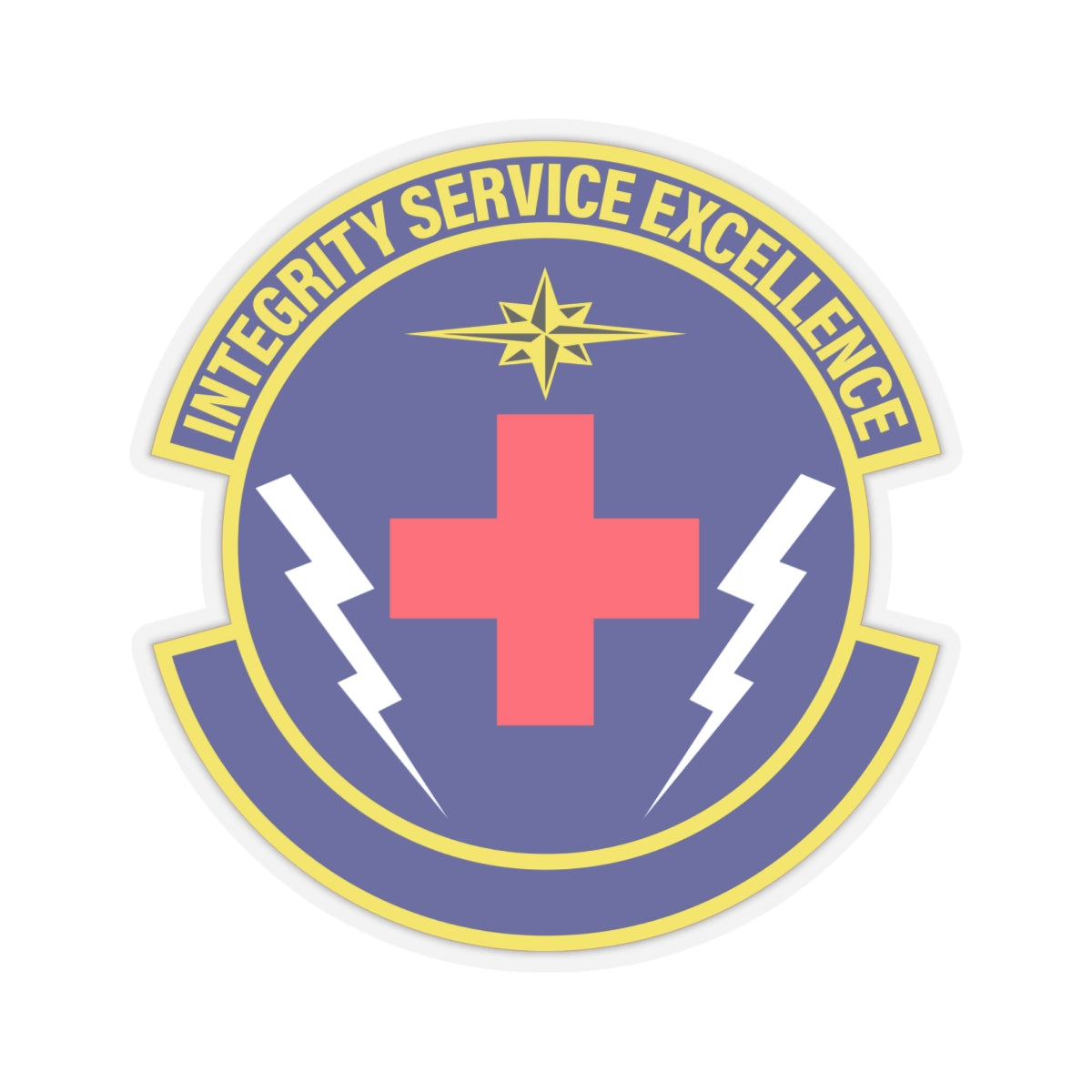 Kiss-Cut Stickers - USAF - 10th Healthcare Operations Sq wo txt