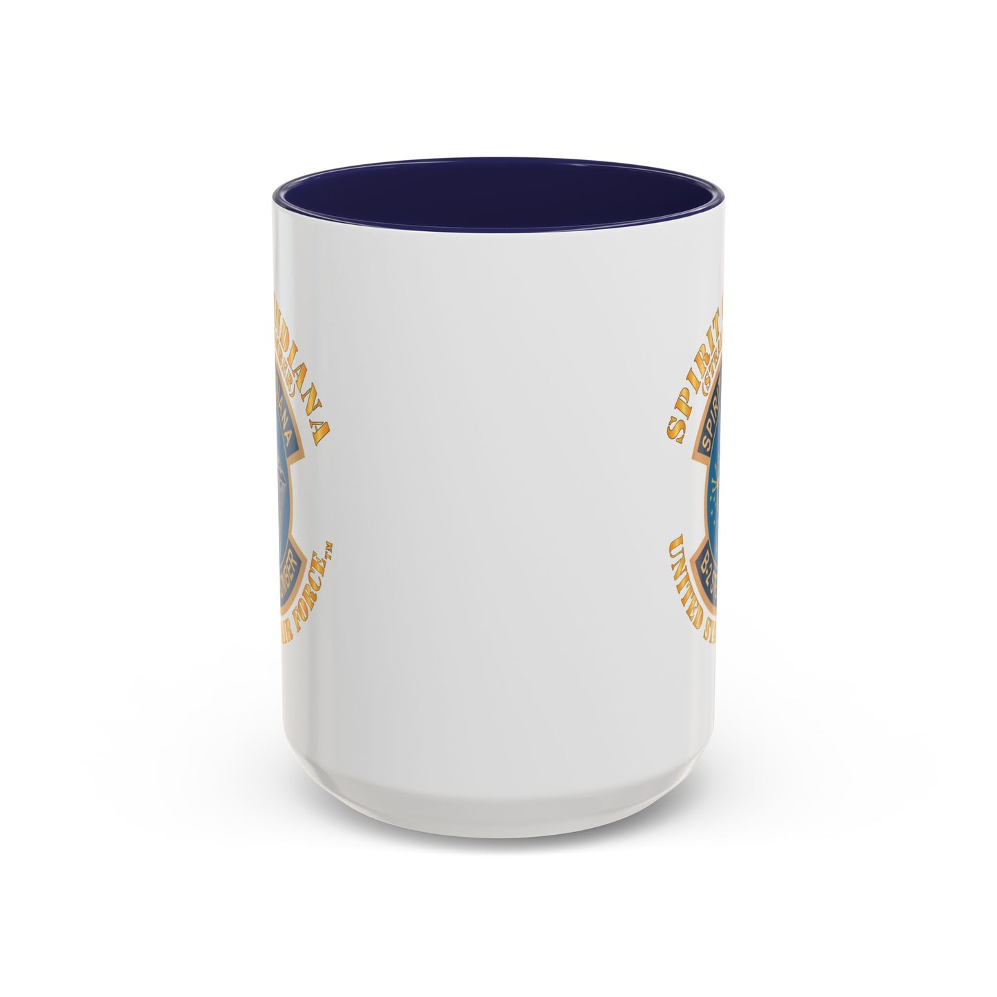 Accent Coffee Mug (11oz & 15oz) - USAF - B2 - Spirit of Indiana - Stealth Bomber X 300