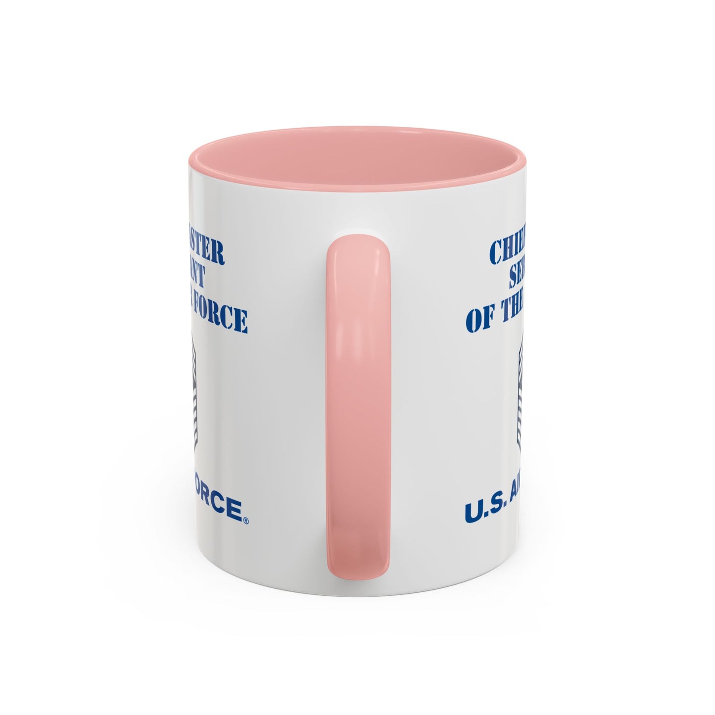 Accent Coffee Mug (11oz & 15oz) - USAF - Chief Master Sergeant of the Air Force (E9d) - US Air Force w Text X 300