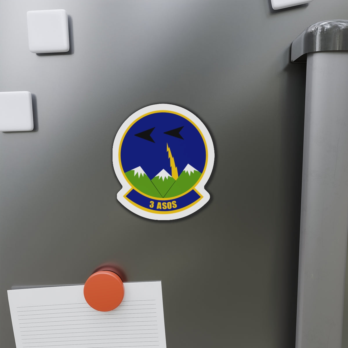 Die-Cut Magnet - USAF - 3rd Air Support Operations Squadron wo txt X 300