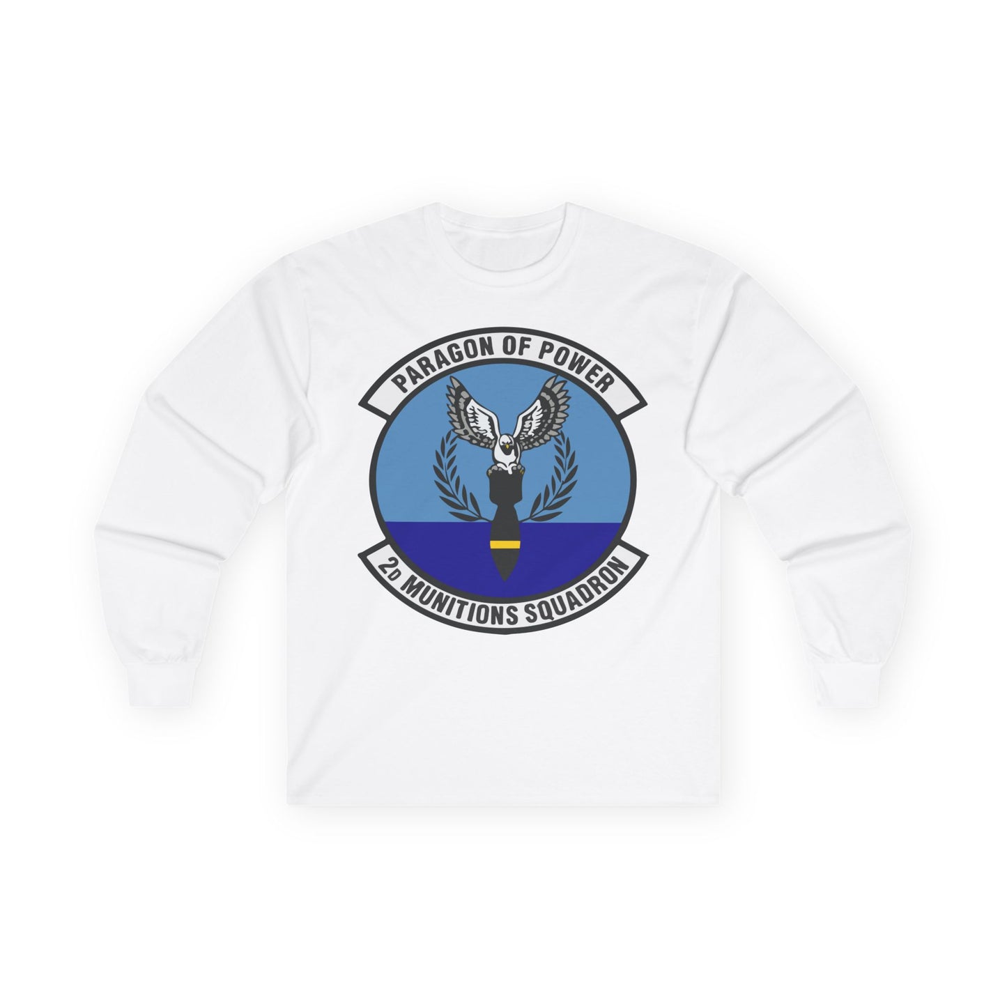 Unisex Ultra Cotton Long Sleeve Tee - USAF - 2nd Munitions Squadron wo txt