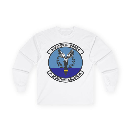 Unisex Ultra Cotton Long Sleeve Tee - USAF - 2nd Munitions Squadron wo txt