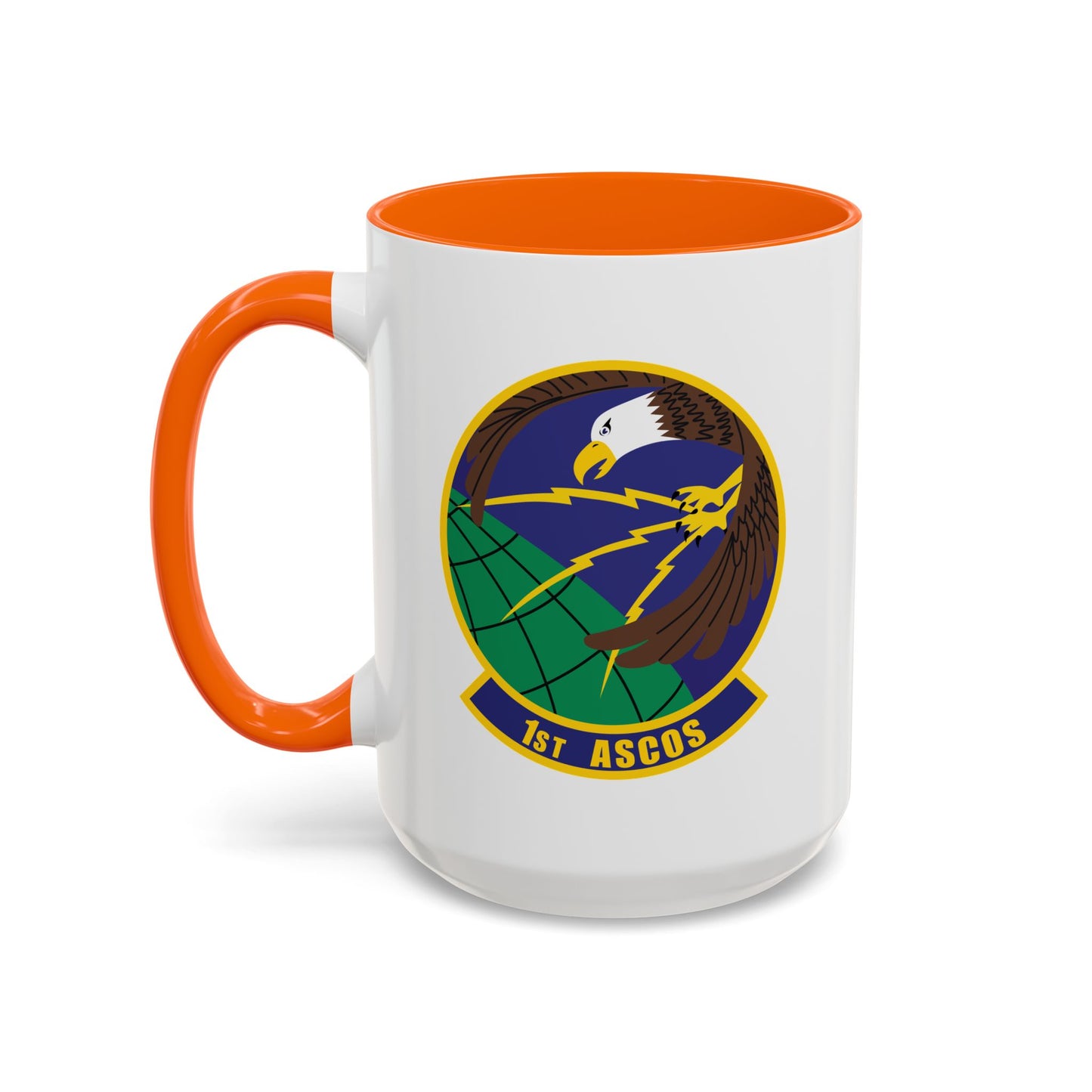 Accent Coffee Mug (11oz & 15oz) - USAF - 1st Air & Space Communications Operations Sq wo txt X 300