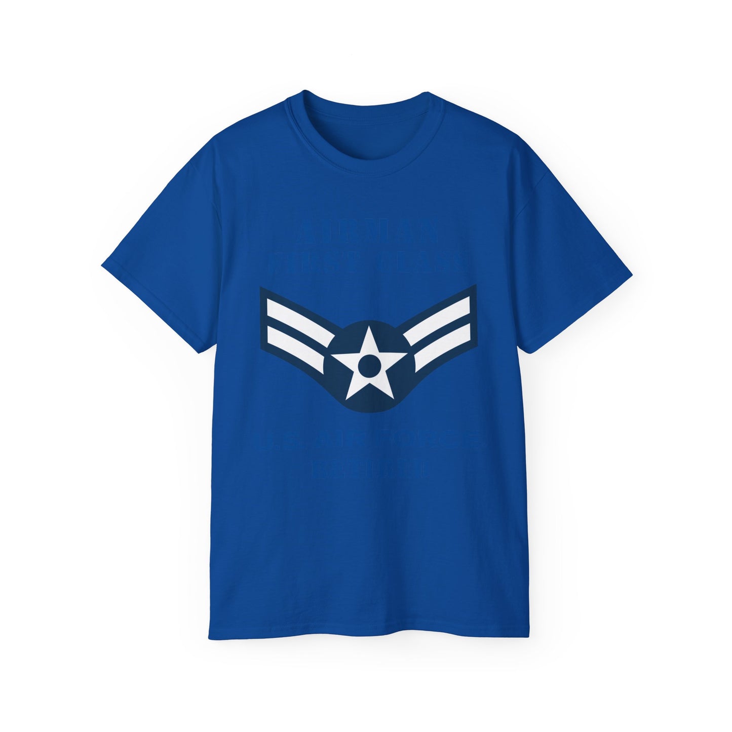 Unisex Ultra Cotton Tee - USAF - Airman - First Class (E3) - 2020 - Retired