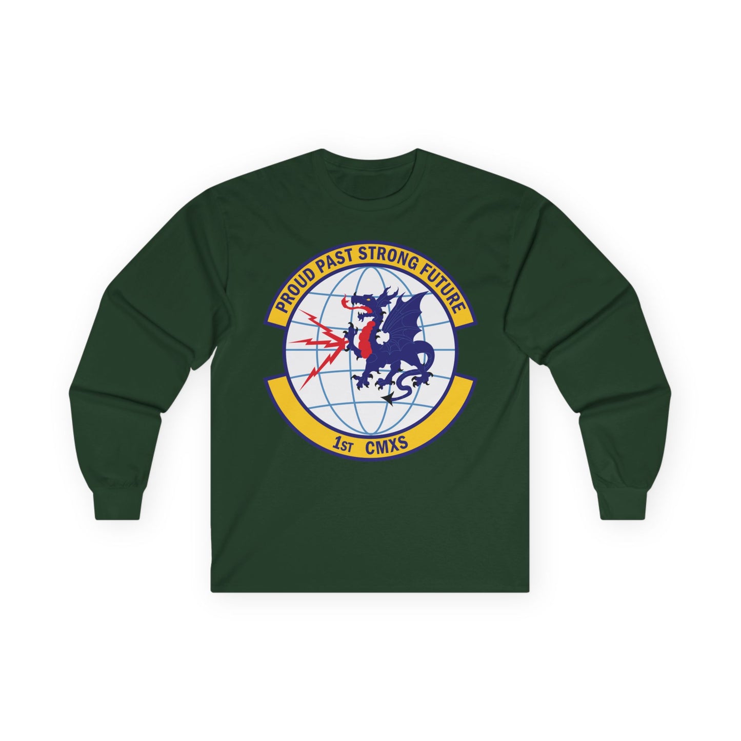 Unisex Ultra Cotton Long Sleeve Tee - USAF - 1st Communications Maintenance Squadron(USAFE) wo txt