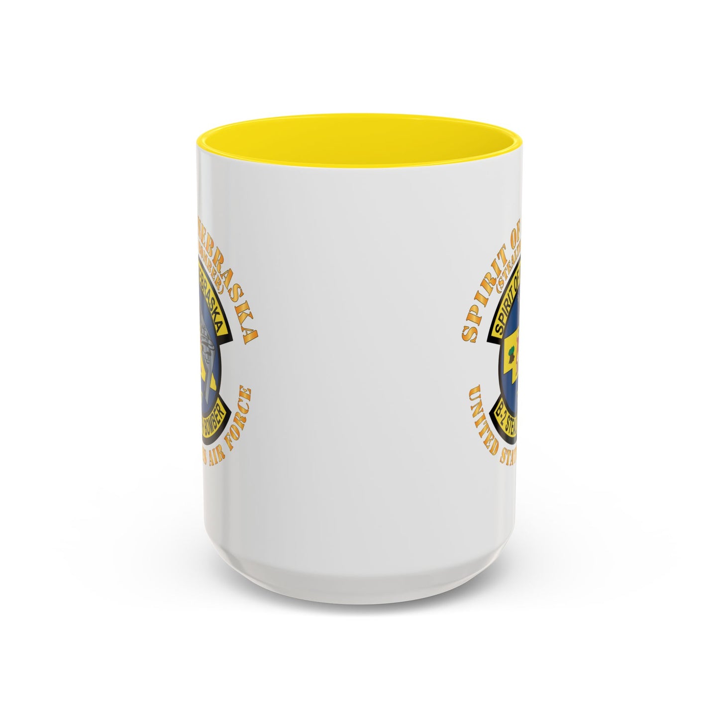 Accent Coffee Mug (11oz & 15oz) - USAF - B2 - Spirit of Nebraska - Stealth Bomber X 300