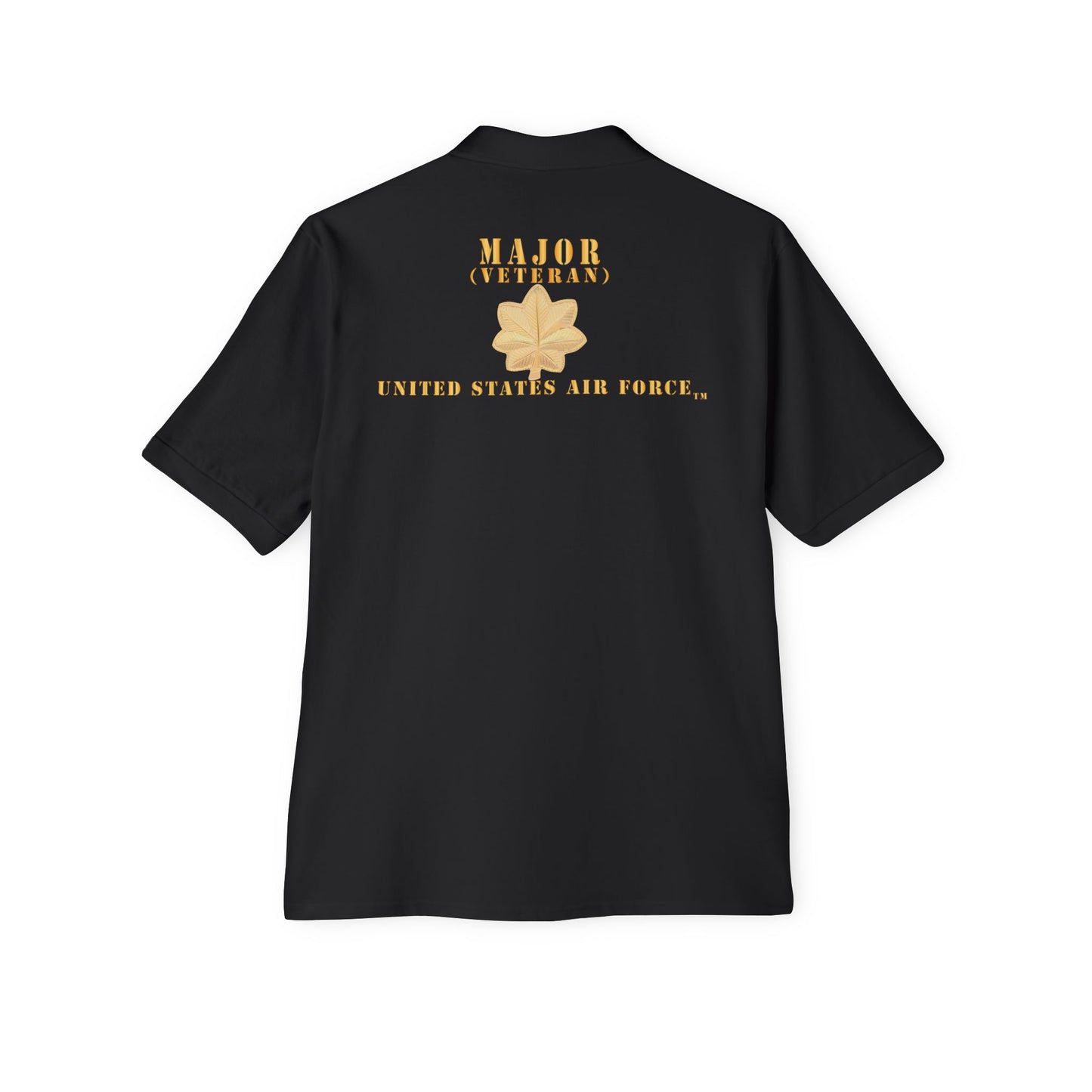 Men's Piqué Polo - USAF - Major - MAJ - Veteran X 300