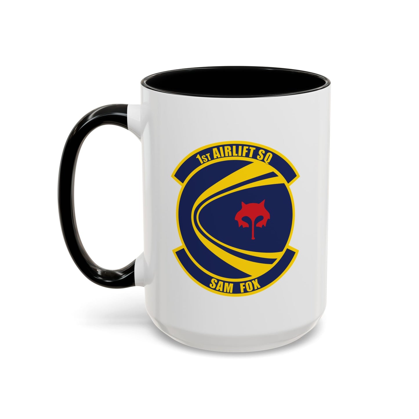 Accent Coffee Mug (11oz & 15oz) - USAF - 1st Airlift Squadron wo txt X 300