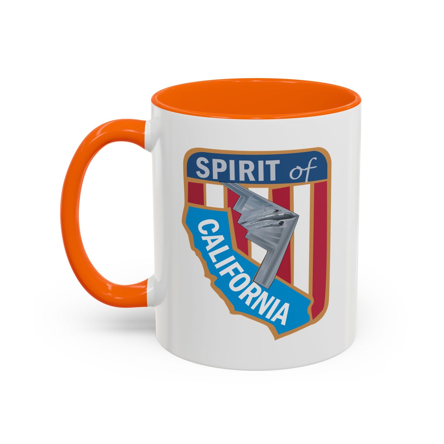 Accent Coffee Mug (11oz & 15oz) - USAF - B2 - Spirit of California - Stealth Bomber wo txt X 300
