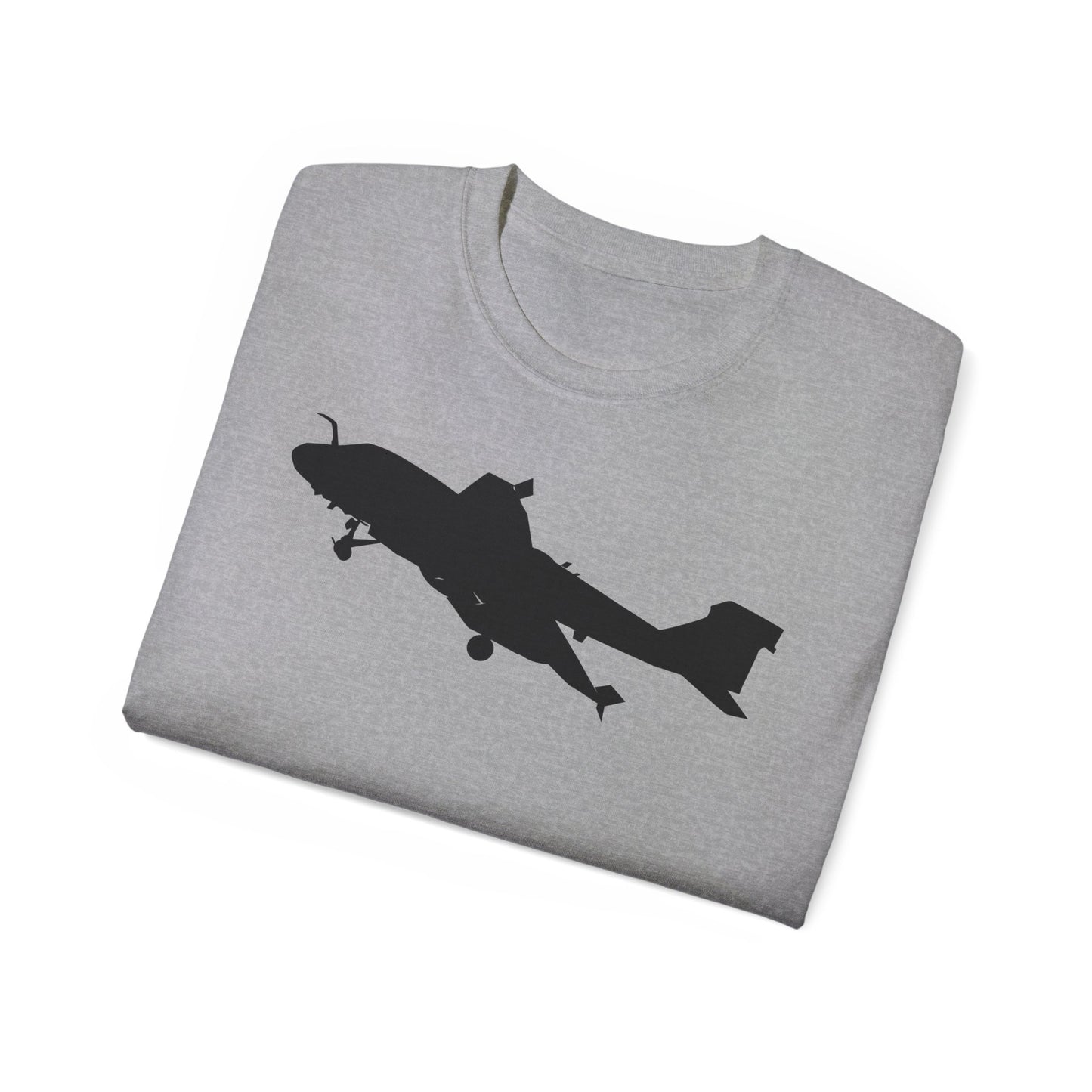 Unisex Ultra Cotton Tee - Aircraft - Navy - A-6A Intruder - Silhouette X 300