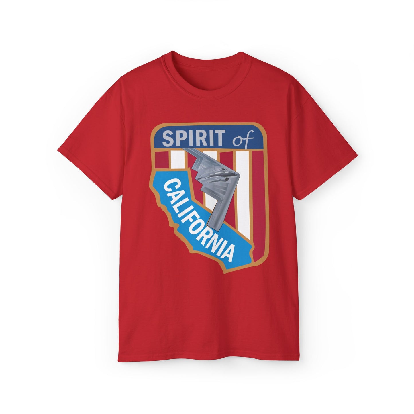 Unisex Ultra Cotton Tee - USAF - B2 - Spirit of California - Stealth Bomber wo txt X 300