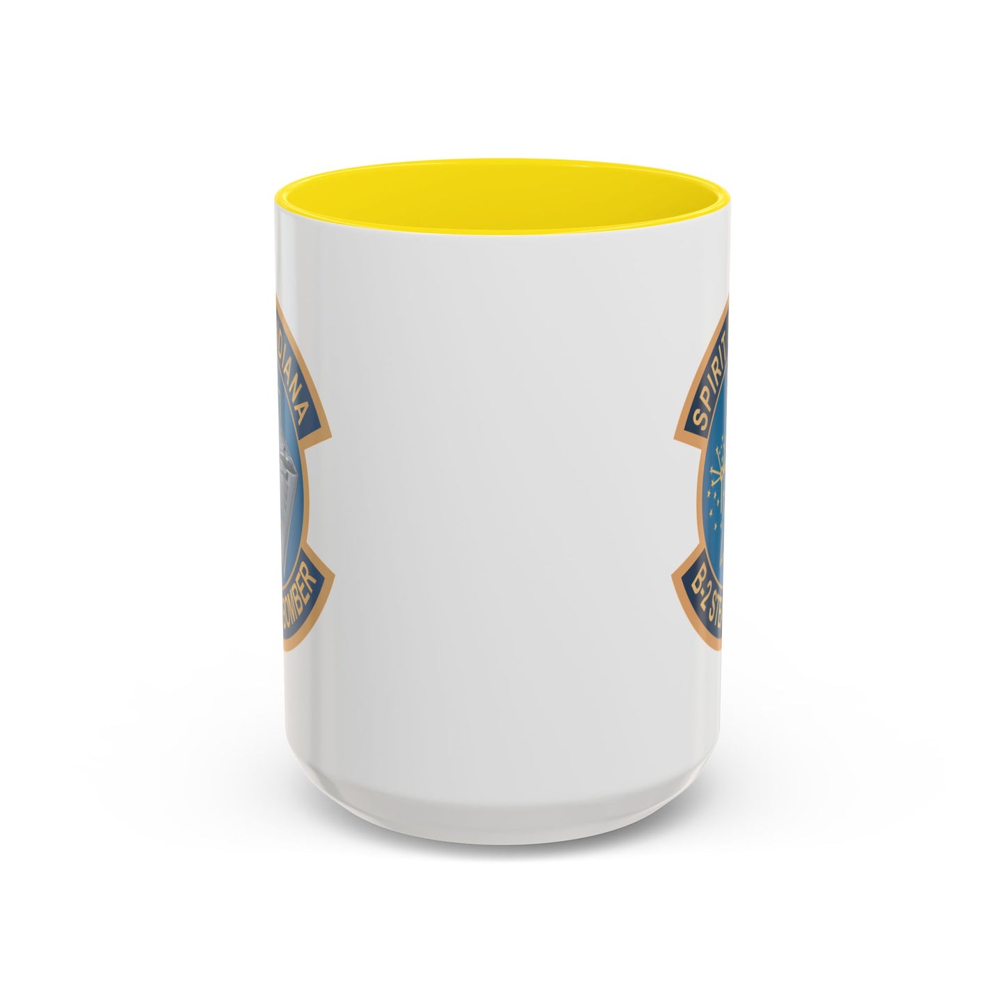 Accent Coffee Mug (11oz & 15oz) - USAF - B2 - Spirit of Indiana - Stealth Bomber wo txt X 300