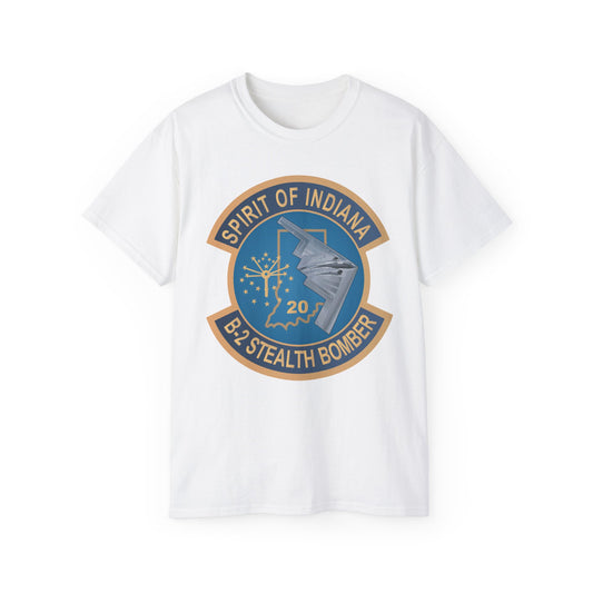 Unisex Ultra Cotton Tee - USAF - B2 - Spirit of Indiana - Stealth Bomber wo txt X 300