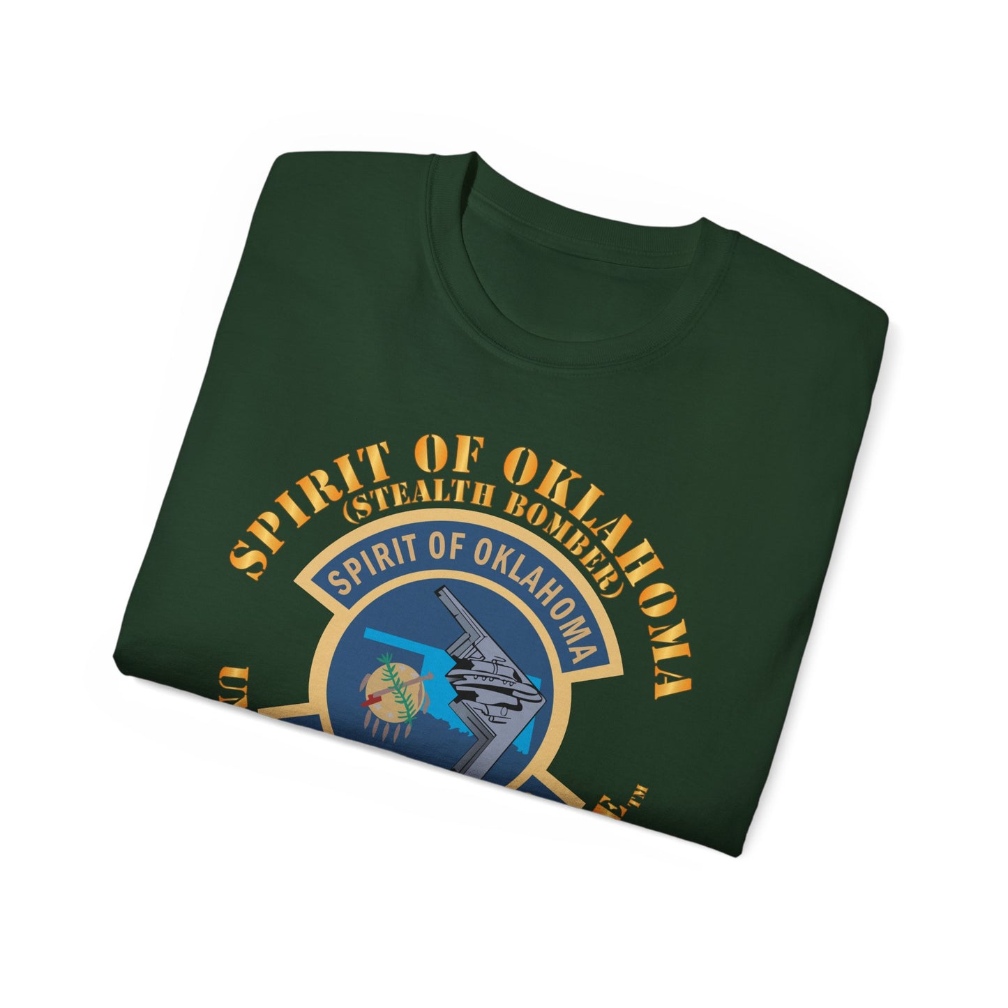 Unisex Ultra Cotton Tee - USAF - B2 - Spirit of Oklahoma - Stealth Bomber X 300