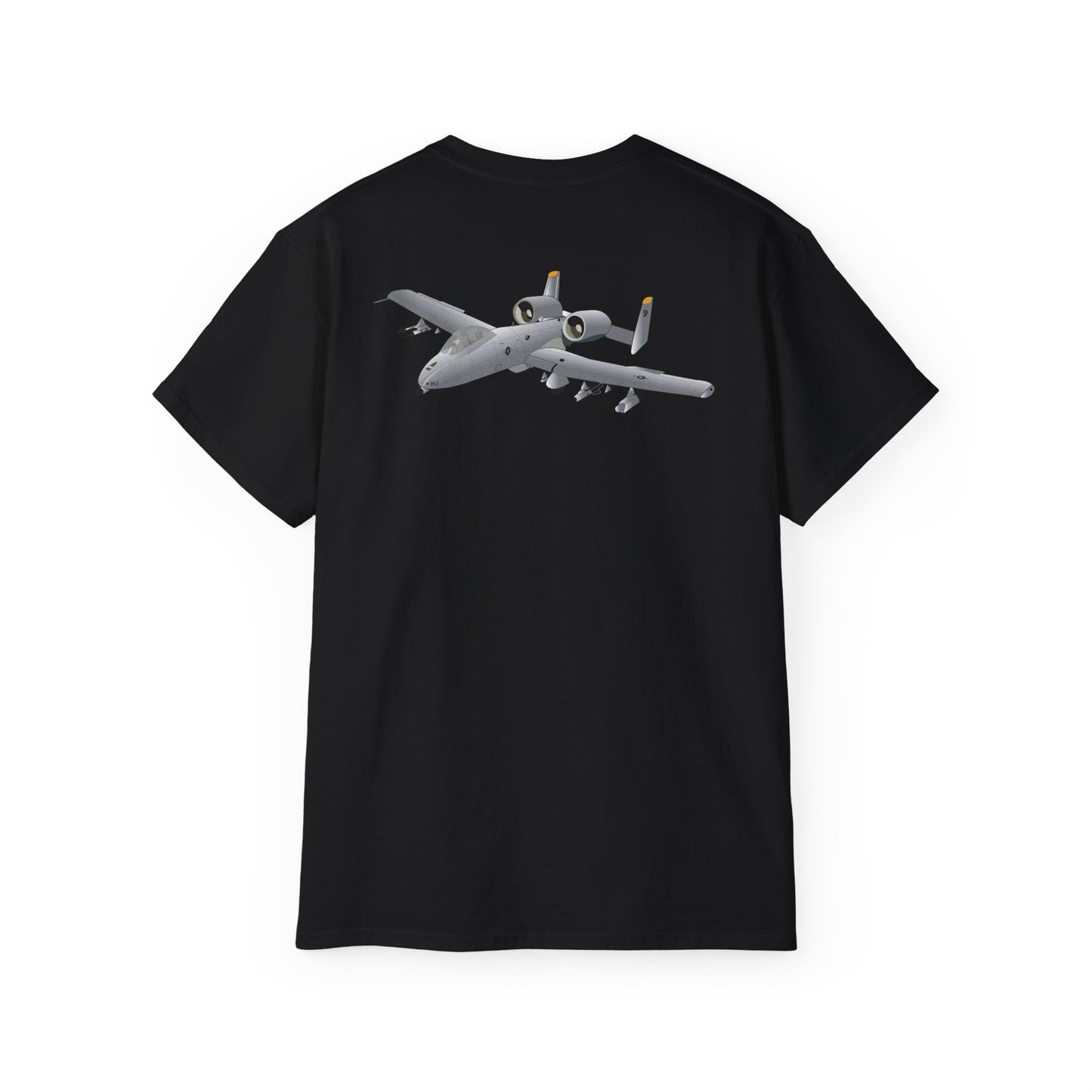 Unisex Ultra Cotton Tee - Aircraft - A10 - Front - Top - Oblique X 300