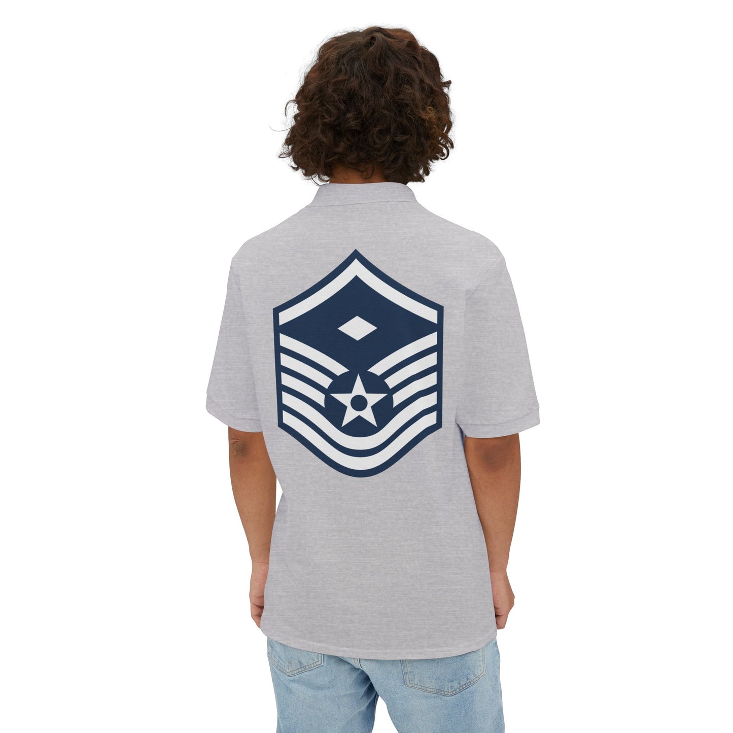 Men's Piqué Polo - USAF - First Sergeant (E7b) - 2020