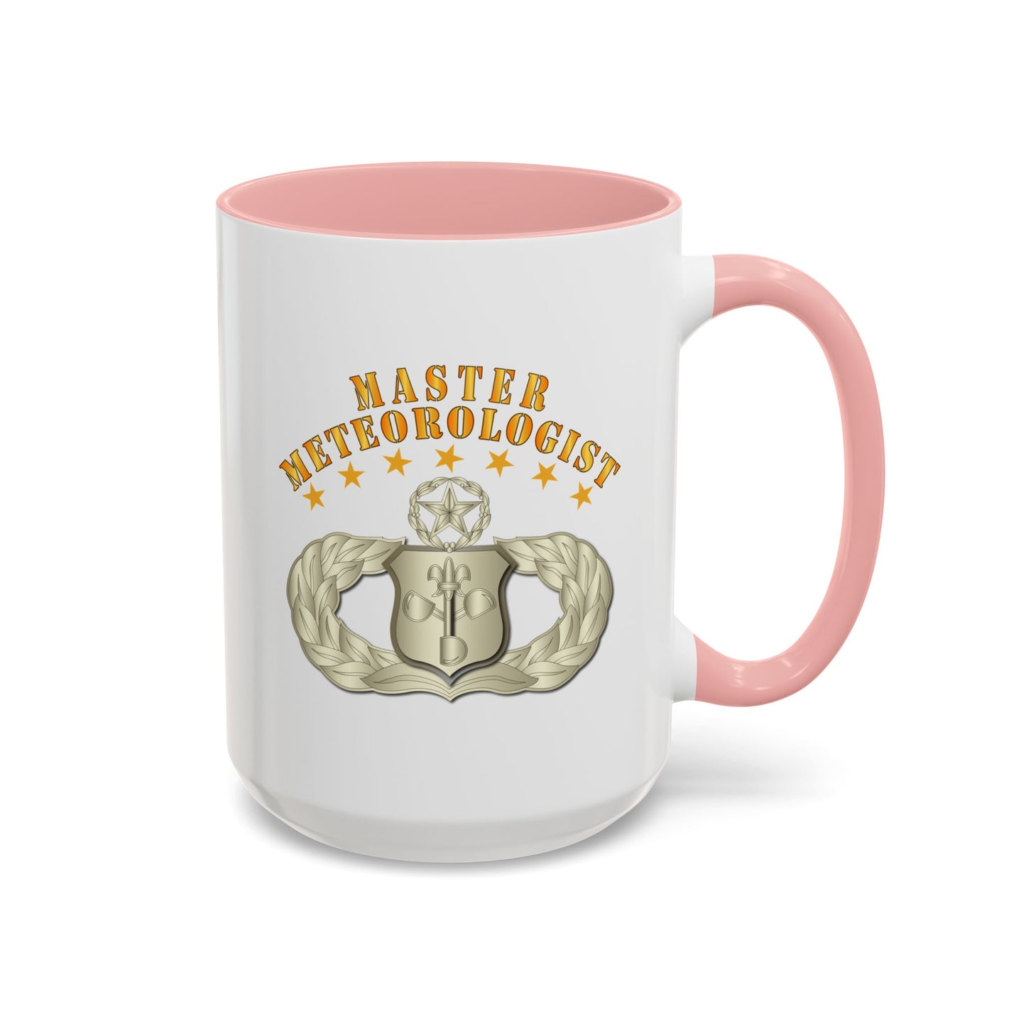 Accent Coffee Mug (11oz & 15oz) - USAF - Meteorologist - Master Badge wo DS