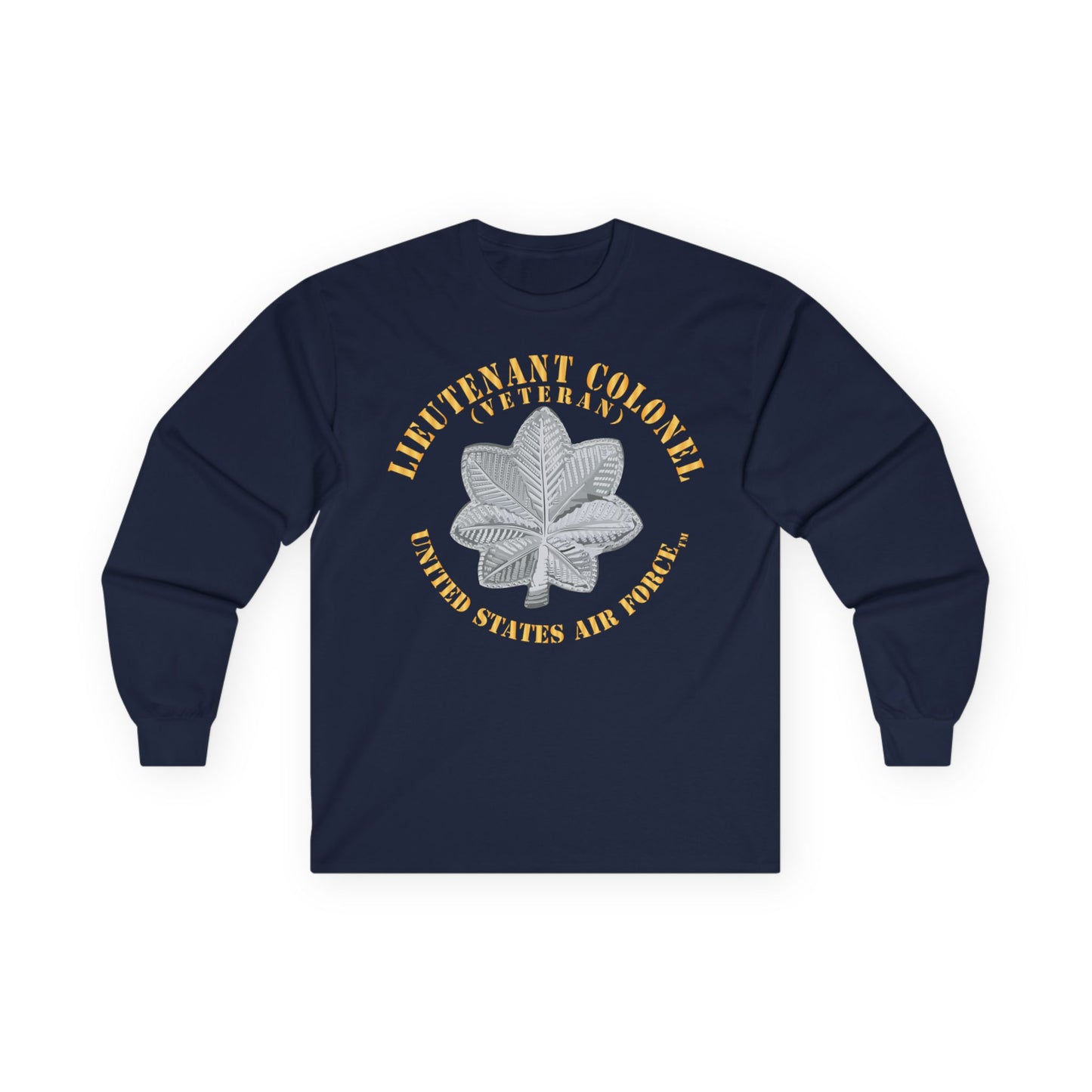 Unisex Ultra Cotton Long Sleeve Tee - USAF - Lieutenant Colonel - LTC - Veteran - TM X 300