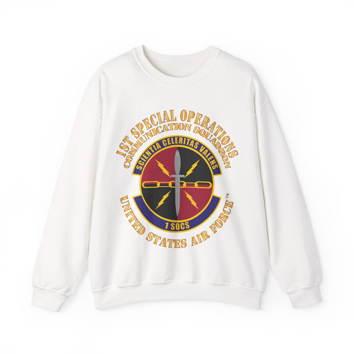 Crewneck Sweatshirt - USAF - 1st Special Operations Communication Squadron X 300