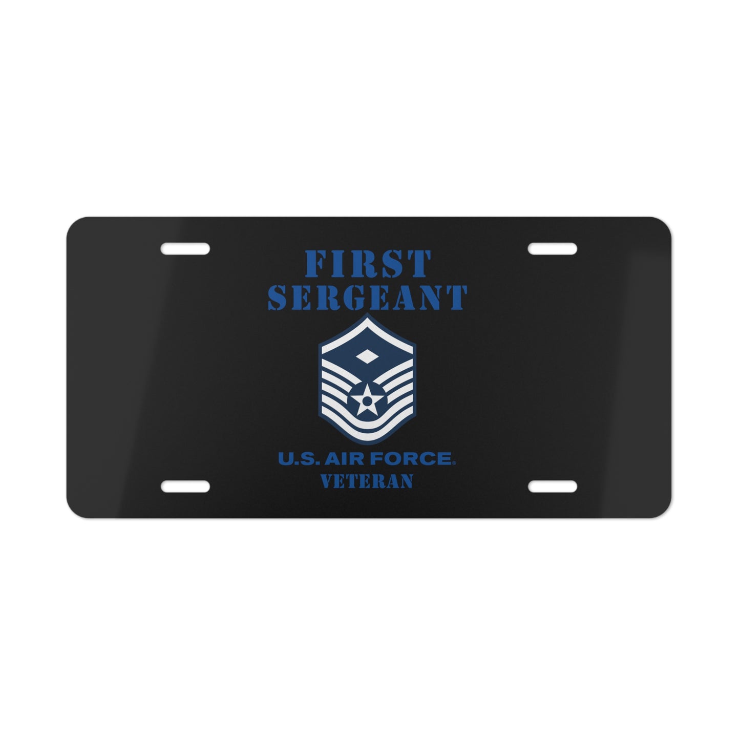 License Plate - USAF - First Sergeant (E7b) - 2020 - Veteran