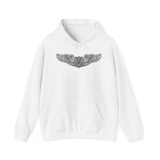 Unisex Heavy Blend Hooded Sweatshirt - USAF - RPA Pilot Badge wo txt - 3D - Enhanced