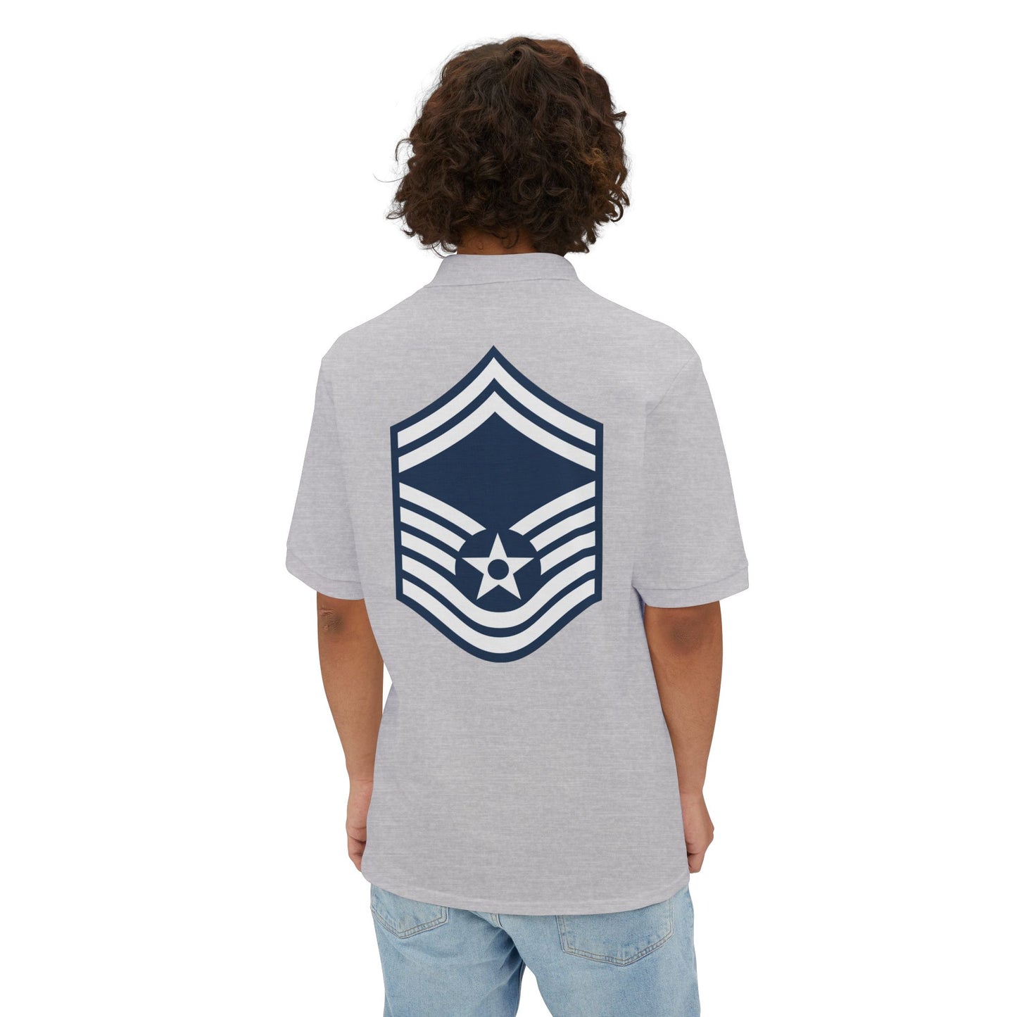 Men's Piqué Polo - USAF - Senior Master Sergeant (E8a) - 2020