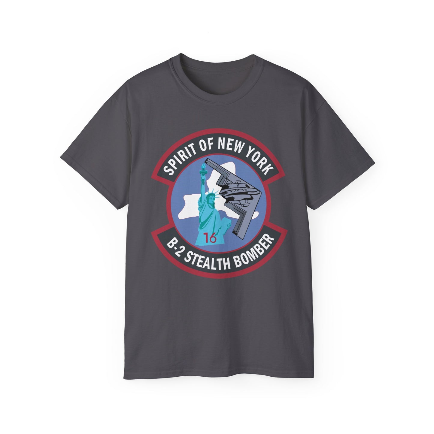 Unisex Ultra Cotton Tee - USAF - B2 - Spirit of New York - Stealth Bomber wo txt X 300