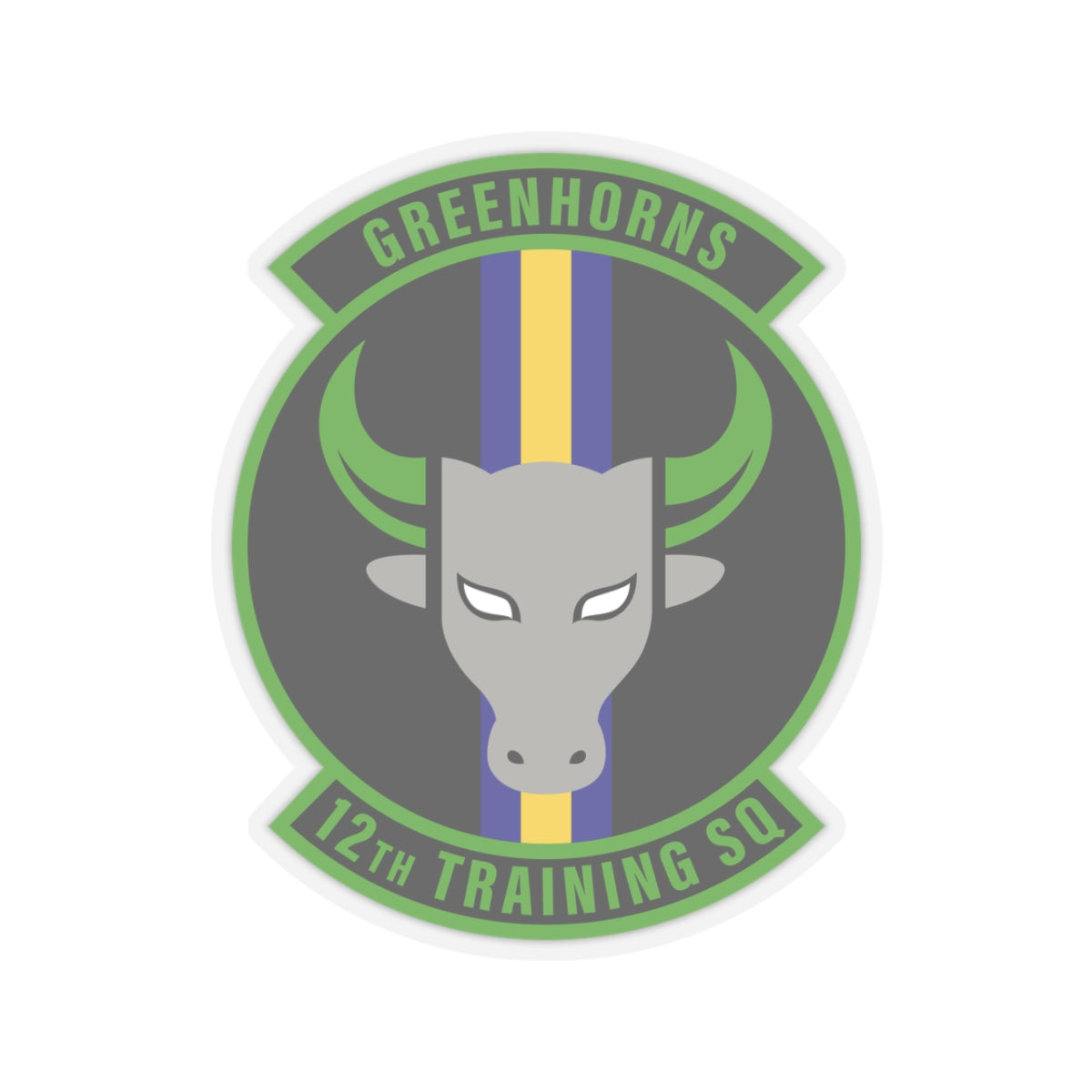 Kiss-Cut Stickers - USAF - 12th Training Squadron wo txt